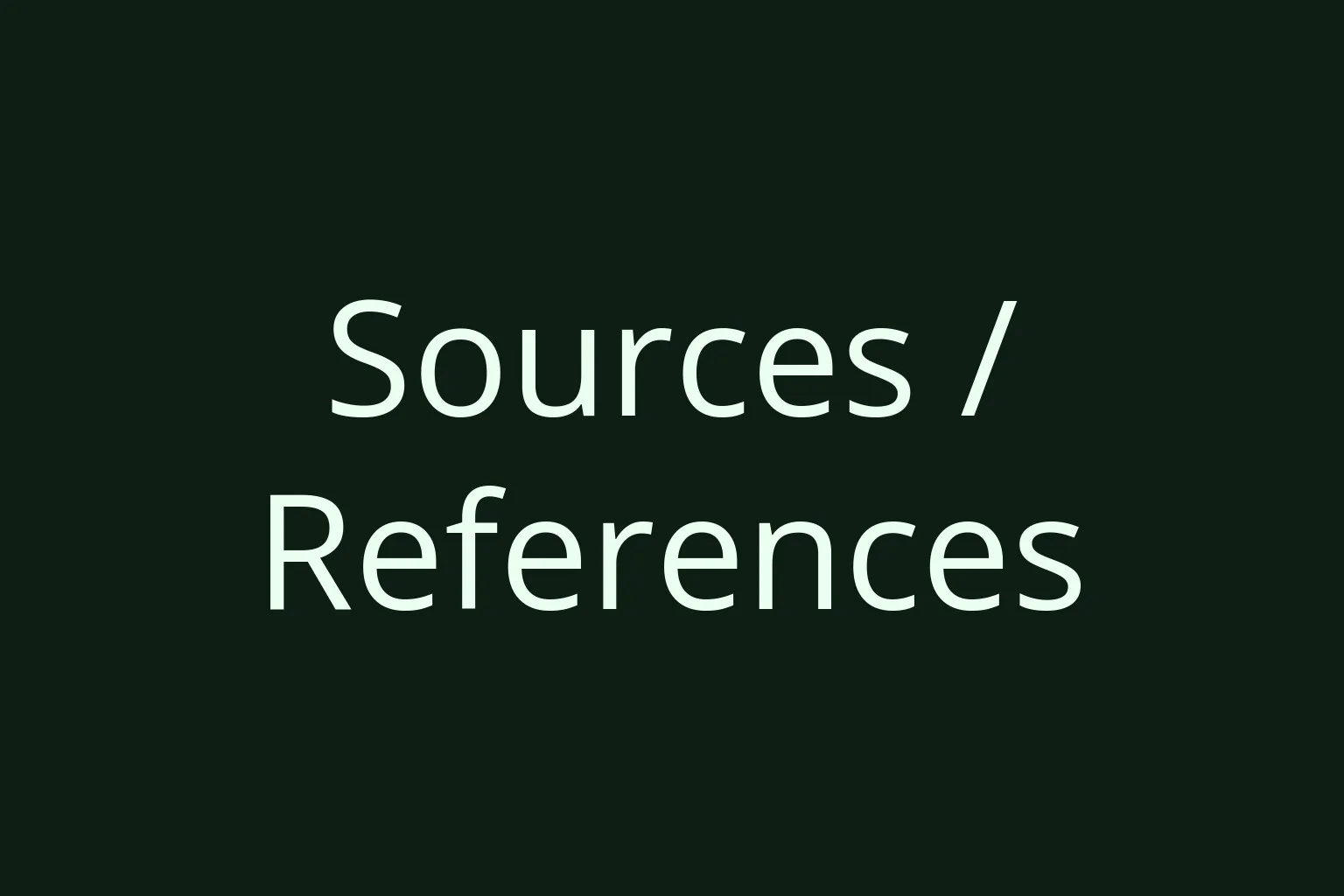 Source Vs Reference Sources / References - CorrectOrNot