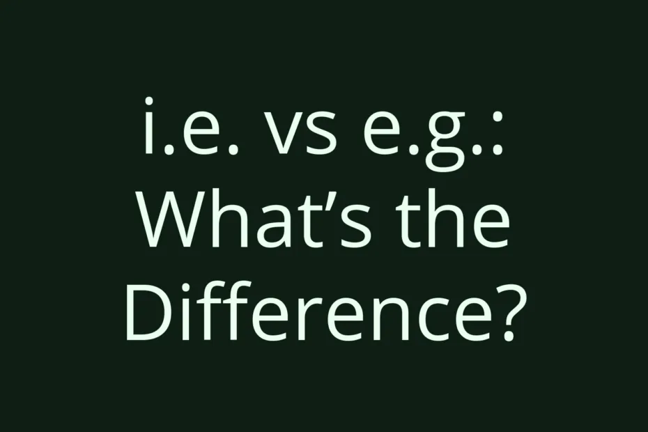 I E Vs E G Whats The Difference